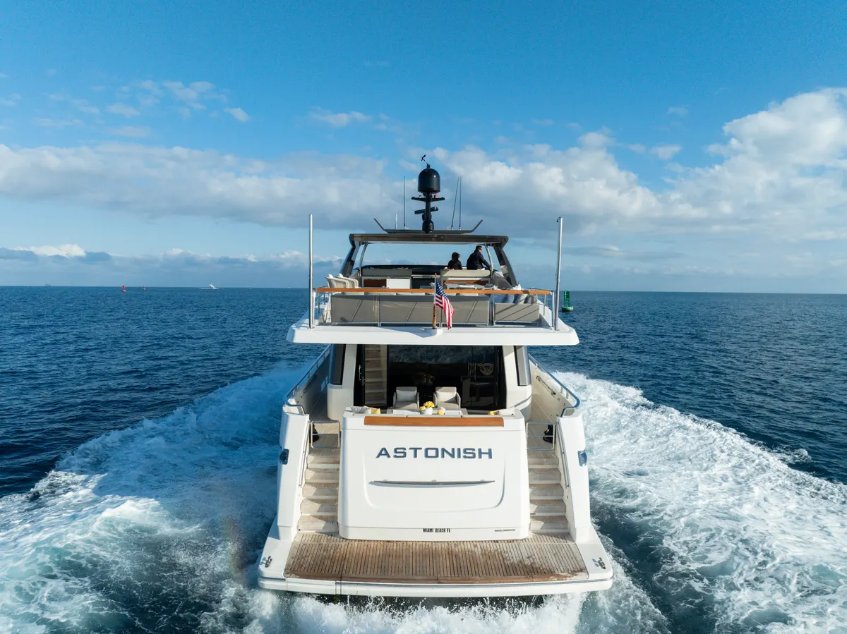 A MARE charter under way off Miami Beach