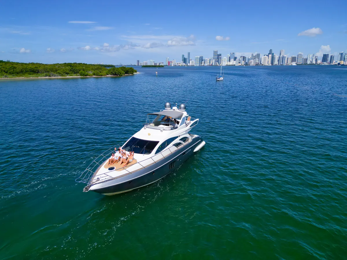 Thales, 60-foot Italian shipyard, on charter in Miami
